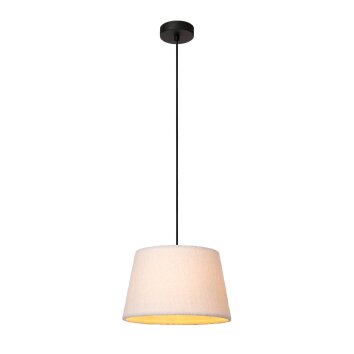 Lucide WOOLLY Hanglamp Zwart, 1-licht