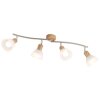 Nino-Leuchten DAYTONA Spotlamp LED Hout licht, 4-lichts