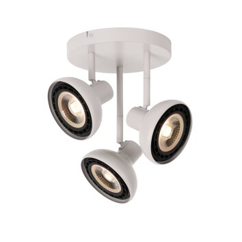 Lucide SENSAS Plafondlamp Wit, 3-lichts