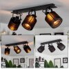 Boula Plafondlamp Zwart, 3-lichts