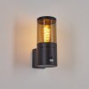 Tolsona Buiten muurverlichting Zwart, 1-licht, Bewegingsmelder