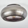 Zigne Plafondlamp Oud zilver, Zwart, 1-licht