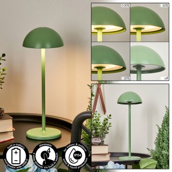 Pelaro Tafellamp voor buiten LED Groen, 1-licht