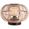 Brilliant Woodball Tafellamp Zwart, 1-licht