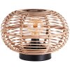 Brilliant Woodball Tafellamp Zwart, 1-licht