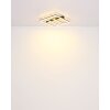 Globo FROOMY Plafondlamp LED houtlook, Zwart, 1-licht