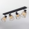 Guitton Plafondlamp Zwart, 4-lichts