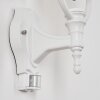 Jeannot Buiten muurverlichting Wit, 1-licht, Bewegingsmelder