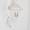 Jeannot Buiten muurverlichting Wit, 1-licht, Bewegingsmelder