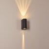 Komoren Buiten muurverlichting LED Zwart, 2-lichts