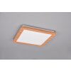 Reality Camillus Plafondpaneel LED houtlook, Wit, 1-licht