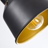 Safari Plafondlamp Chroom, Zwart, 6-lichts
