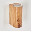 Skaabu Buiten muurverlichting Bruin, houtlook, 2-lichts