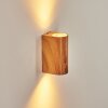 Skaabu Buiten muurverlichting Bruin, houtlook, 2-lichts