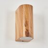 Skaabu Buiten muurverlichting Bruin, houtlook, 2-lichts