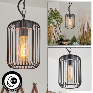 Bongle Buitenhanglamp Zwart, 1-licht