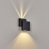 Colare Buiten muurverlichting LED Zwart, 1-licht