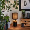 Lorrain Tafellamp houtlook, 1-licht