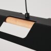 Milot Hanglamp LED Natuurlijke kleuren, Zwart, 1-licht