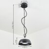 Ancemont Buitenhanglamp LED Zwart, 1-licht