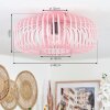 Wemude Plafondlamp Roze, 1-licht