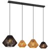 Globo HOUDINI Hanger Zwart, 4-lichts