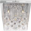 Globo MARABOU Plafondlamp Chroom, 5-lichts