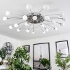 Lacosse Plafondlamp LED Chroom, Nikkel mat, 21-lichts