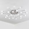Lacosse Plafondlamp LED Chroom, Nikkel mat, 21-lichts