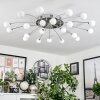 Lacosse Plafondlamp LED Chroom, Nikkel mat, 21-lichts