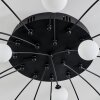 Lacosse Plafondlamp LED Zwart, 21-lichts