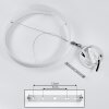 Rosemond Hanger LED Wit, 1-licht