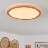 Siguna Plafondpaneel LED houtlook, 1-licht