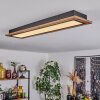 Salmi Plafondlamp LED houtlook, 1-licht