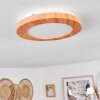 Siguna Plafondpaneel LED houtlook, 1-licht