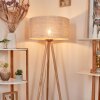 Saladillo Staande lamp Hout licht, Wit, 1-licht