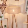 Saladillo Staande lamp Hout licht, Wit, 1-licht