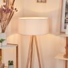 Saladillo Staande lamp Hout licht, Wit, 1-licht