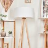 Saladillo Staande lamp Hout licht, Wit, 1-licht