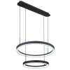 Globo AUGUSTO Hanger LED Goud, Zwart, 2-lichts, Afstandsbediening, Kleurwisselaar