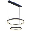 Globo AUGUSTO Hanger LED Goud, Zwart, 2-lichts, Afstandsbediening, Kleurwisselaar