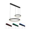 Globo AUGUSTO Hanger LED Goud, Zwart, 2-lichts, Afstandsbediening, Kleurwisselaar