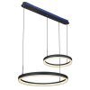 Globo AUGUSTO Hanger LED Goud, Zwart, 2-lichts, Afstandsbediening, Kleurwisselaar
