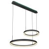 Globo AUGUSTO Hanger LED Goud, Zwart, 2-lichts, Afstandsbediening, Kleurwisselaar
