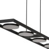 Steinhauer Soleil Hanglamp LED Zwart, 4-lichts