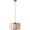 Brilliant Woodline Hanglamp Zwart, 1-licht