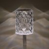 Leuchten-Direkt KRISTALA Tafellamp Transparant, Helder, 1-licht