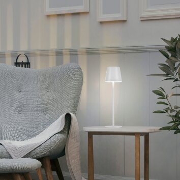 Leuchten-Direkt EURIA Tafellamp LED Wit, 1-licht