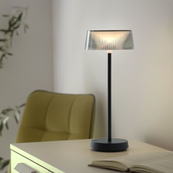 Leuchten-Direkt DORA Tafellamp LED Zwart, 1-licht