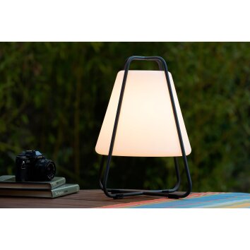 Lucide PYRAMID Tafellamp voor buiten LED Antraciet, 1-licht
